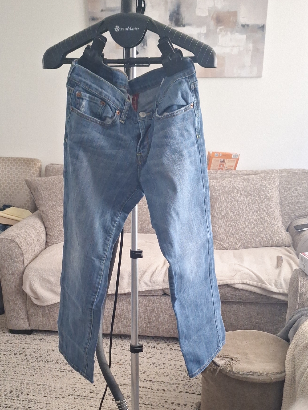 Lucky Brand Straight Leg Light Blue Denim Jeans